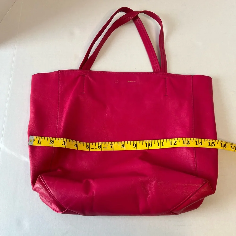 CELINE Horizontalkava Tote‎ Bag Pink Leather 100% authentic